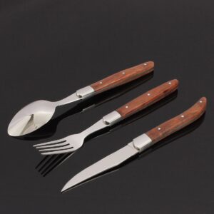 Кухонные ножи Laguiole high-end cutlery набор - exquisite rosewood рукоять design, suitable for restaurants and hotels оптом VEXKANT