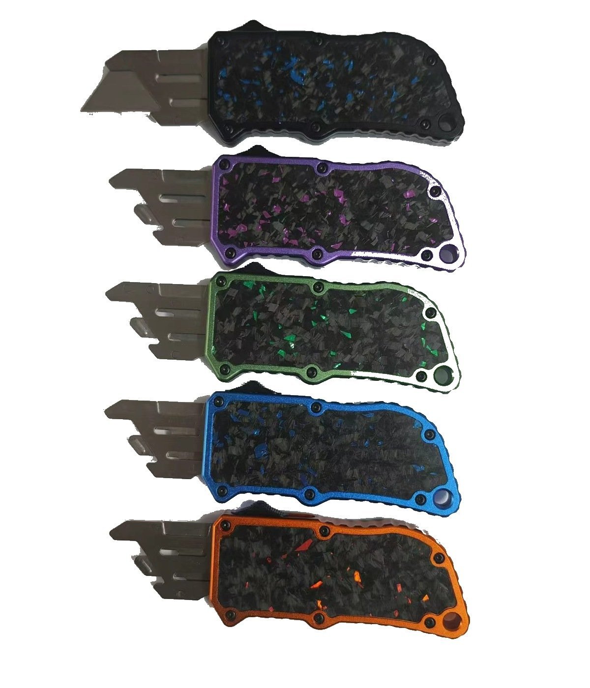чертеж выкидного ножа Utility OTF нож with Colored Inlay - Five-Style оптом набор | от производителя VEXKANT